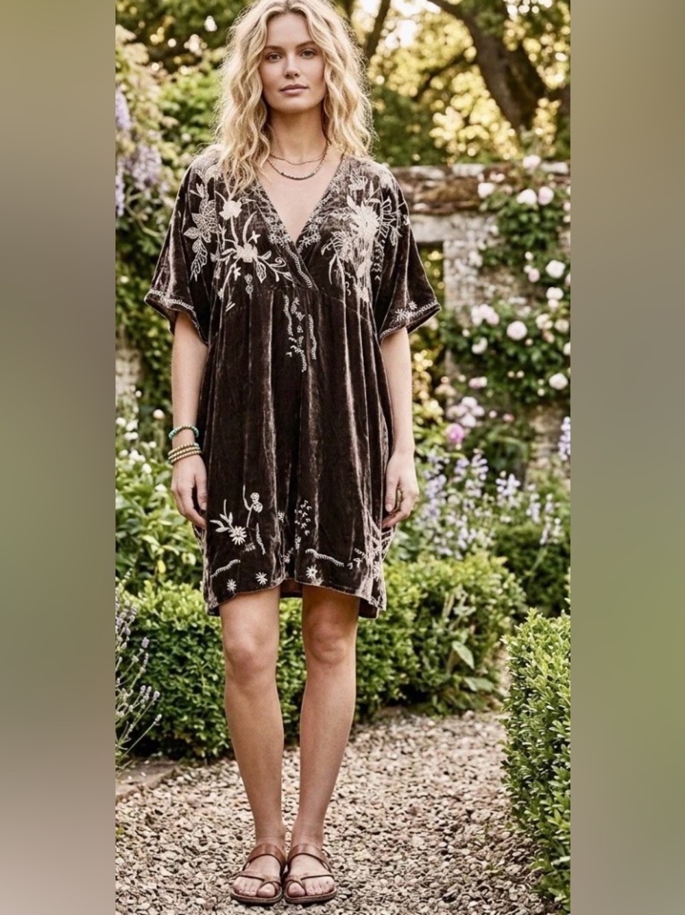 Johnny Was, Maree Velvet Effortless kaftan. New with tags.